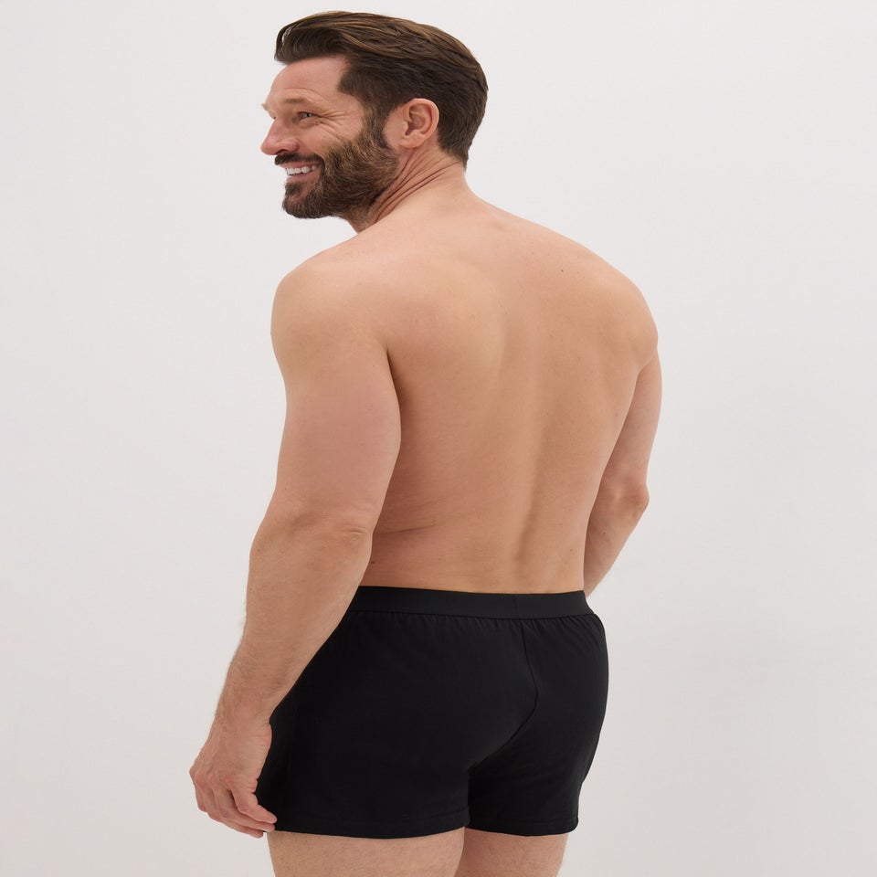 3 Pack Black Loose Fit Boxers