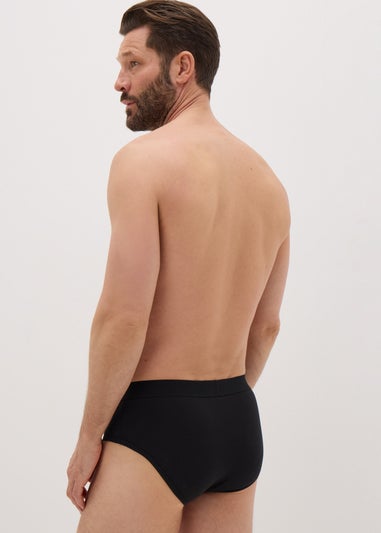 5 Pack Black Briefs