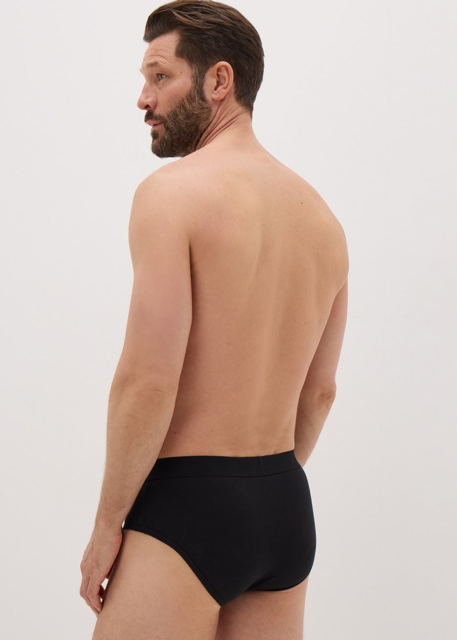 5 Pack Black Briefs
