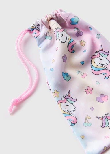 Girls Multicolour Unicorn Sunglasses Pouch