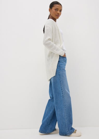 Ivory Sequin Sparkle Cardigan