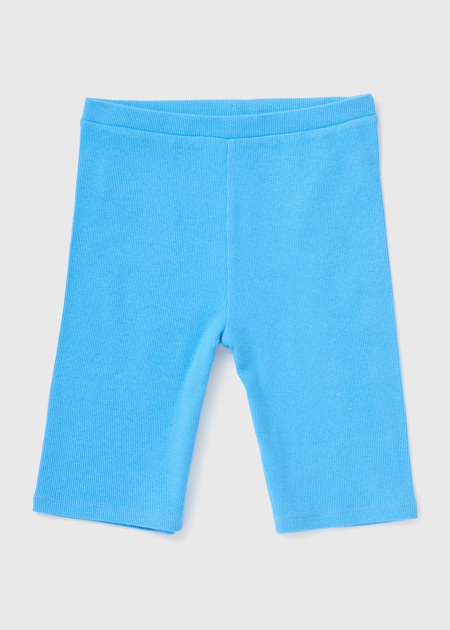 Girls Blue Cycling Shorts (7-15yrs)