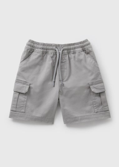 Boys Grey Cargo Shorts (1-7yrs)