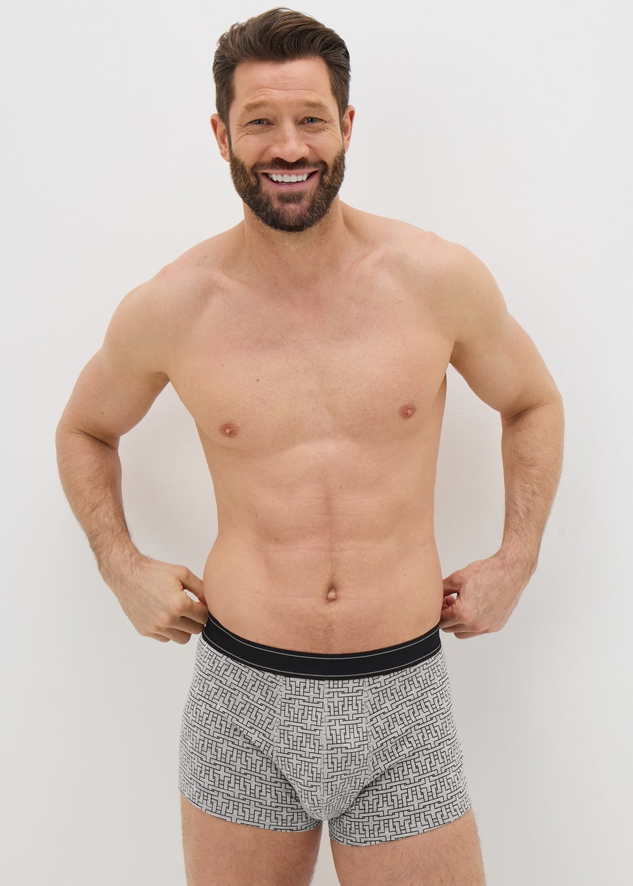 5 Pack Black Mono Hipsters