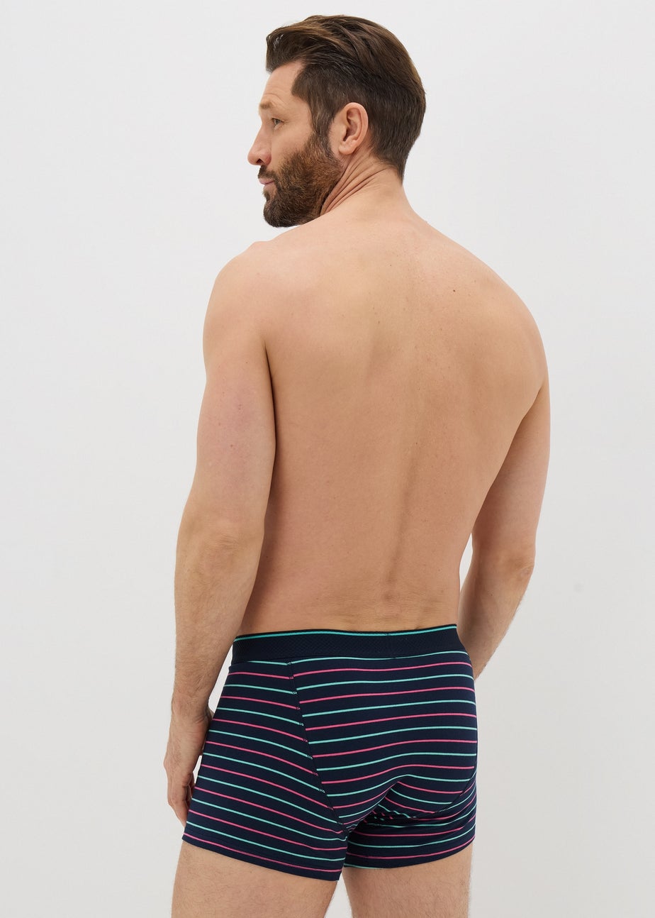 5 Pack Multicolour Patterned Keyhole Boxers