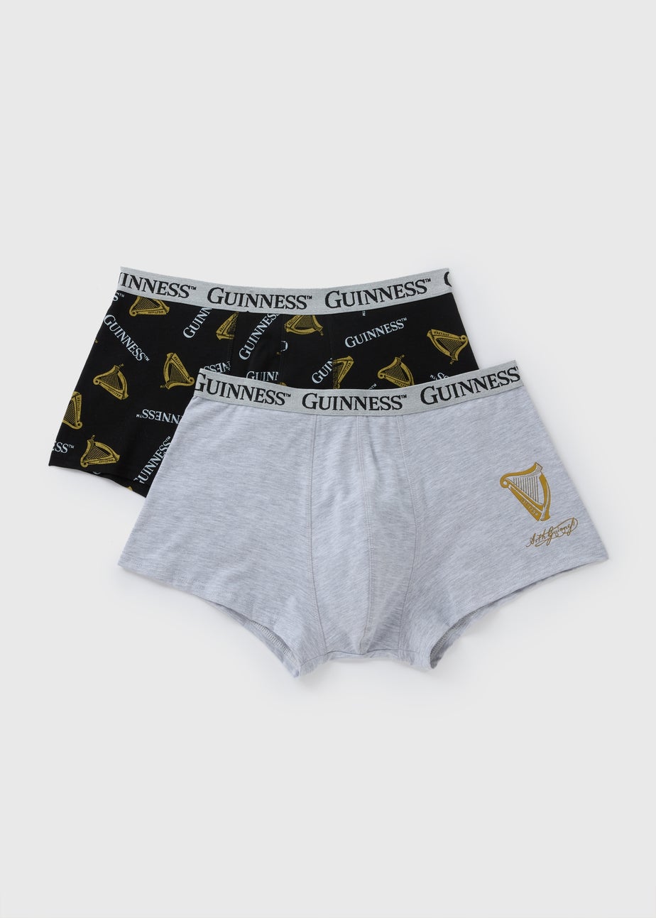 2 Pack Grey Guinness Boxers