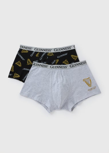 2 Pack Grey Guinness Boxers