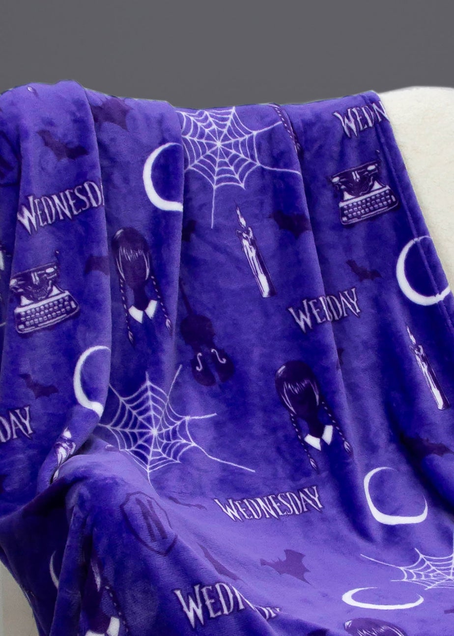 Wednesday Destined Fleece Throw 100 x 150cm