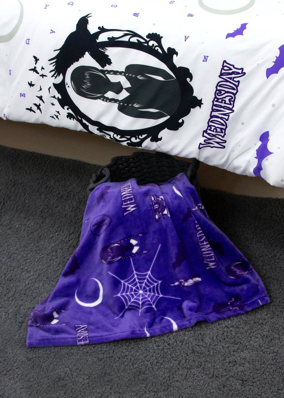 Wednesday Destined Fleece Throw 100 x 150cm