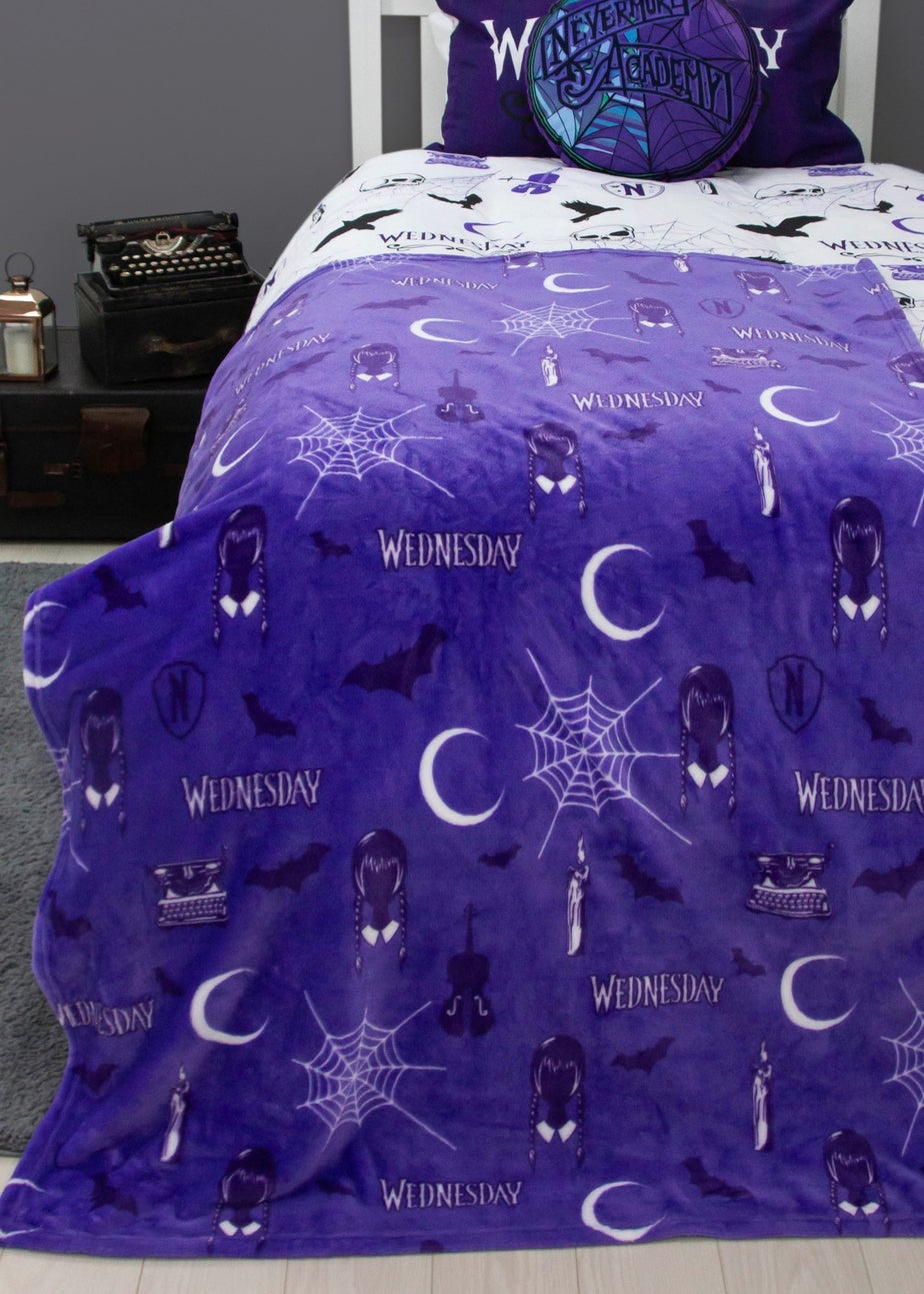 Wednesday Destined Fleece Throw 100 x 150cm