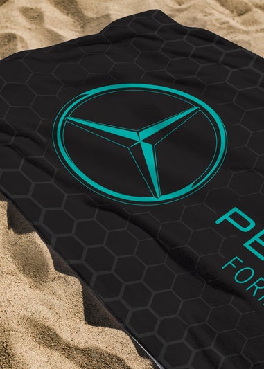 Mercedes Luxury 100% Formula 1 Cotton Towel 75 x 150cm