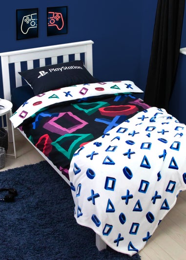PlayStation Multi Brushed Microfiber Duvet Cover Set