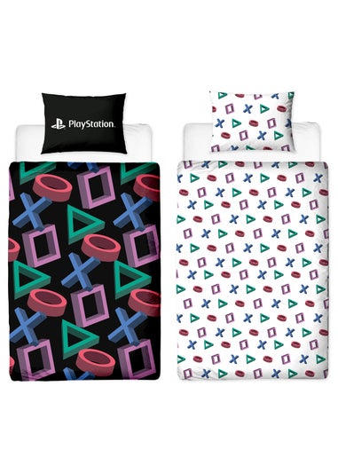 PlayStation Multi Brushed Microfiber Duvet Cover Set