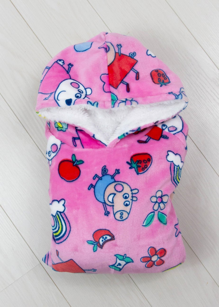 Peppa Pig Sunny Days Wearable Hooded Snuggle Fleece