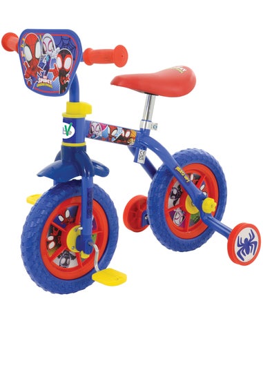 Marvel Spidey & His Amazing Friends 2 in 1 Training Bike (10")