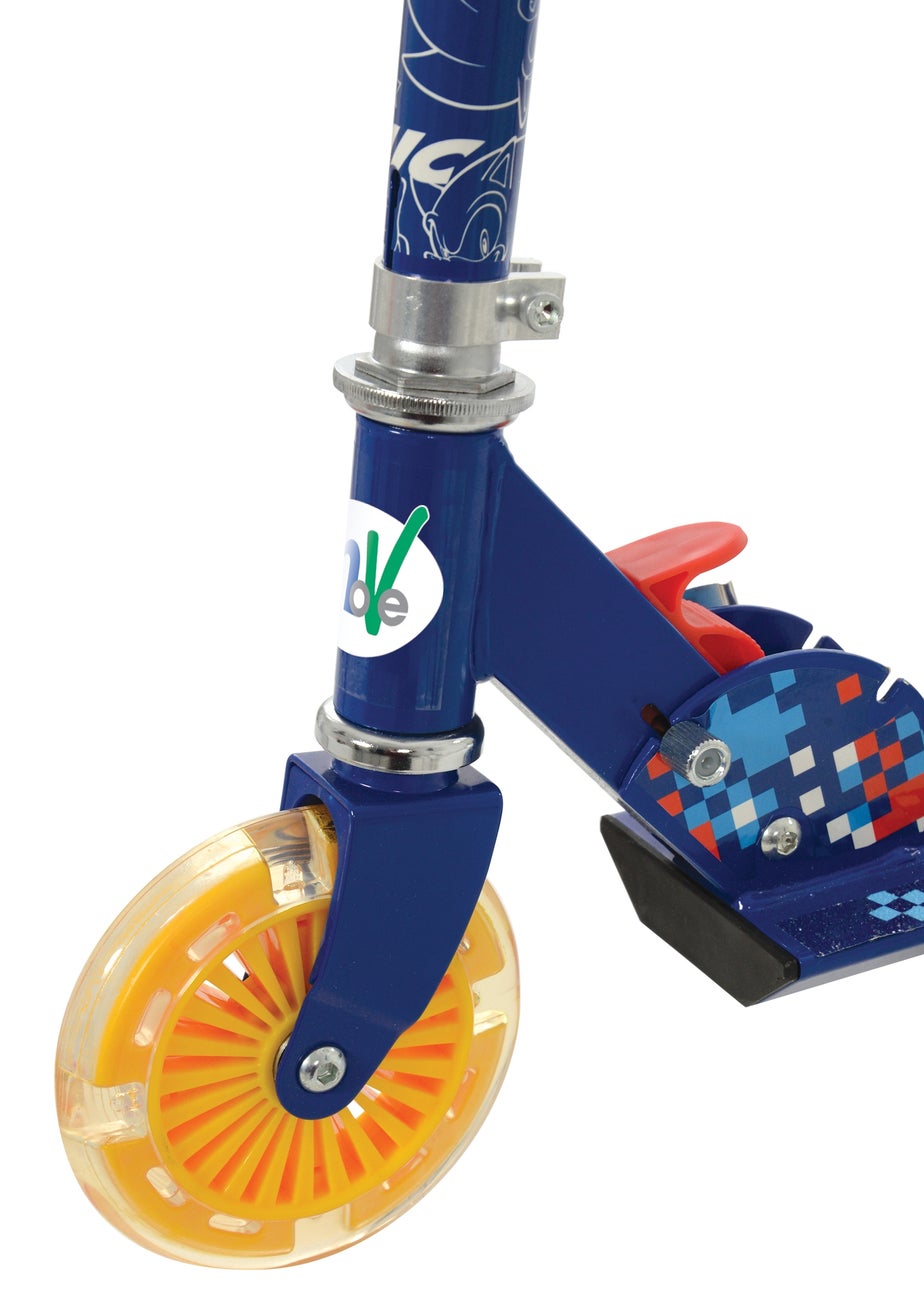 Sonic Folding Inline Scooter With Light Up Wheels