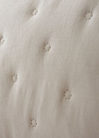 Catherine Lansfield Nori Cream Pinsonic Faux-Shearling Duvet Cover Set