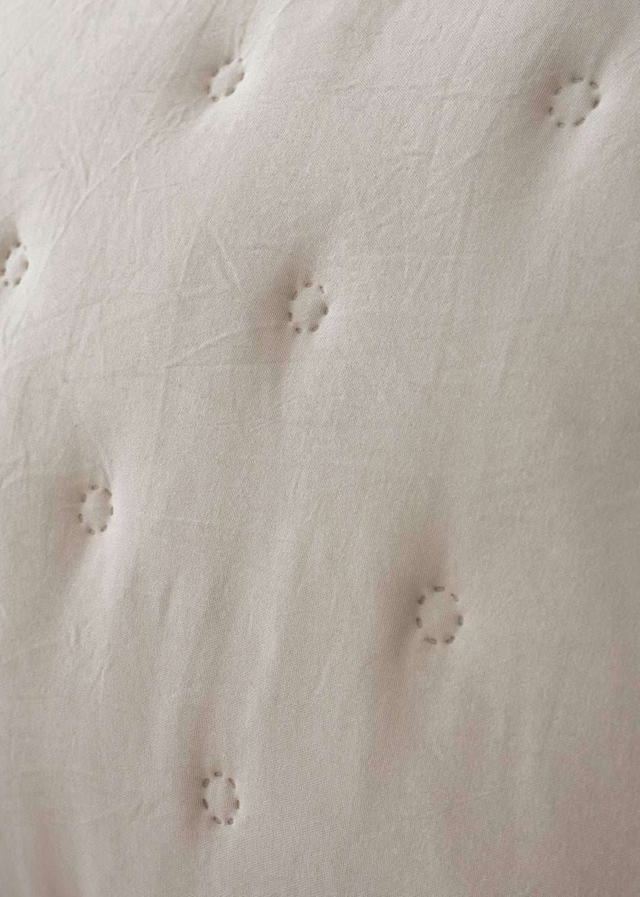 Catherine Lansfield Nori Cream Pinsonic Faux-Shearling Duvet Cover Set