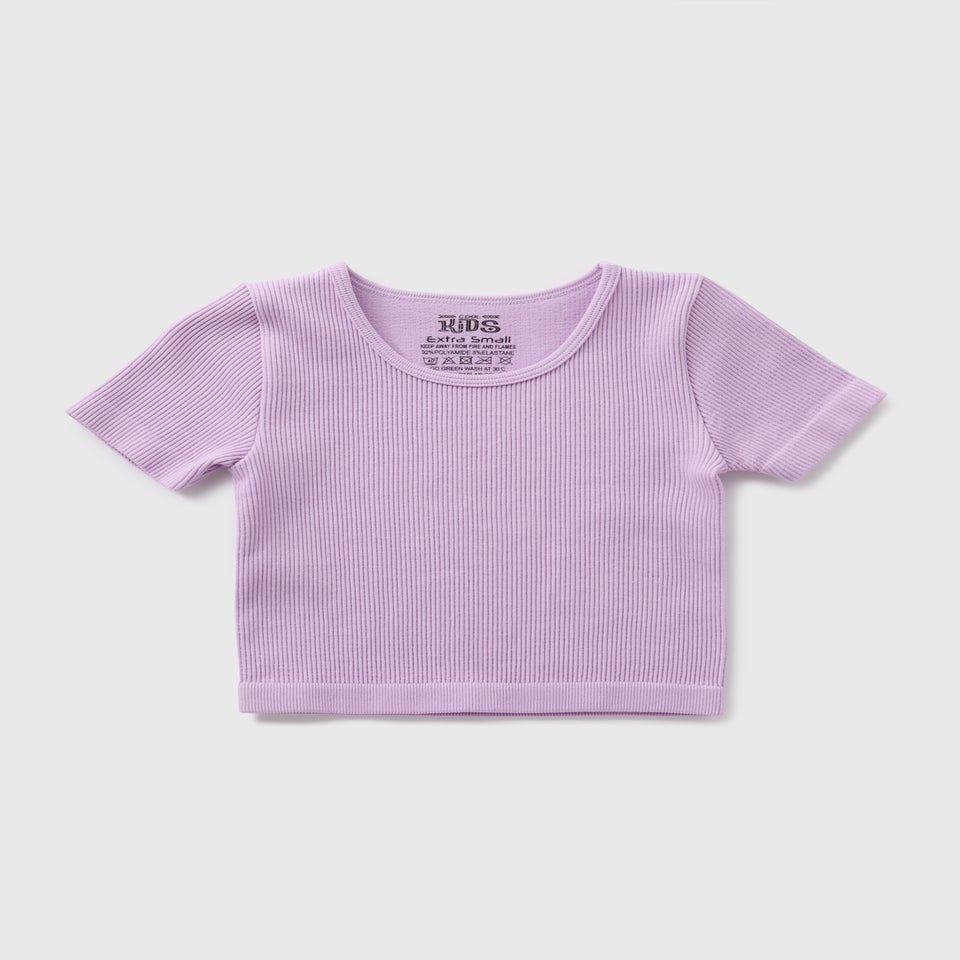 Girls Lilac Seamless Top (XS-XL)