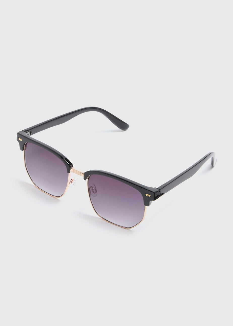 Black Clubmaster Sunglasses