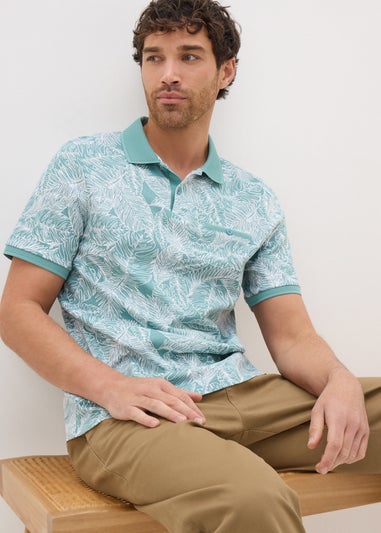Green Leaf Polo Shirt