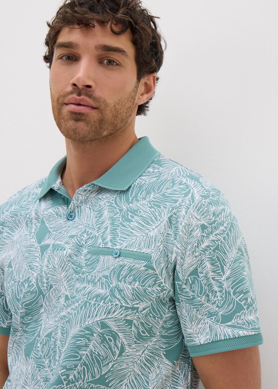 Green Leaf Polo Shirt