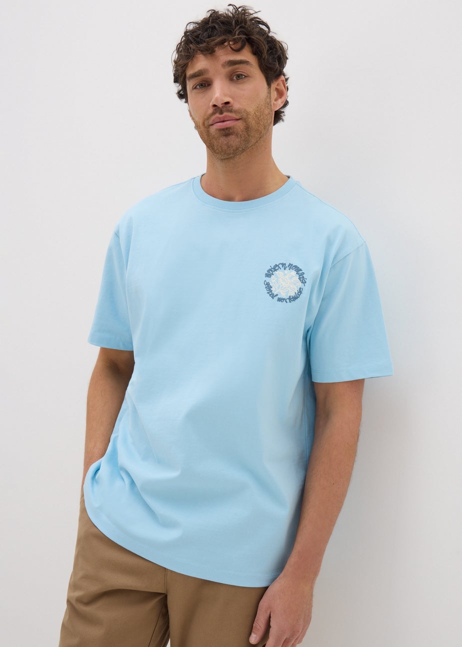 Blue Modern Nomads Logo T-Shirt