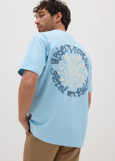 Blue Modern Nomads Logo T-Shirt
