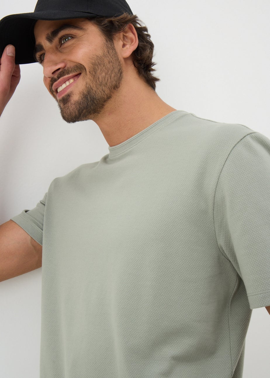 Sage Textured T-Shirt