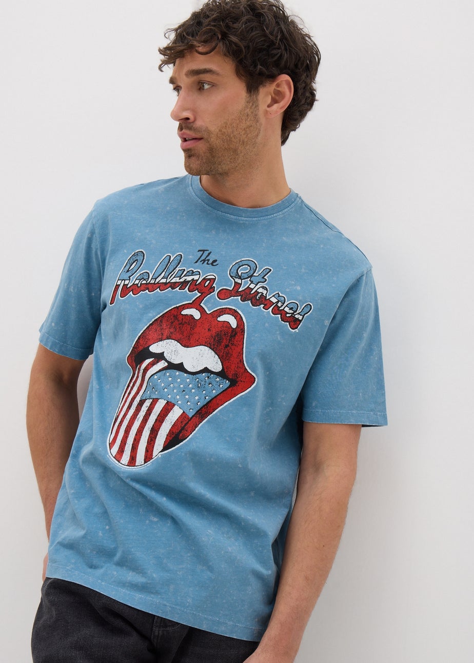 Rolling Stones Blue Graphic T-Shirt
