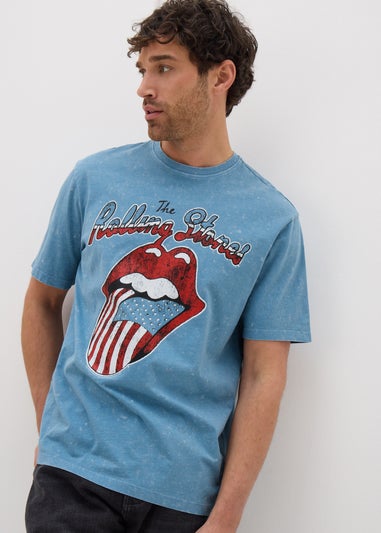 Rolling Stones Blue Graphic T-Shirt
