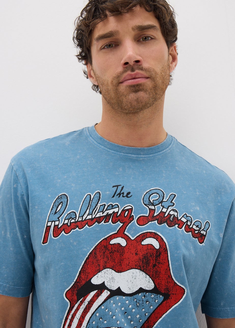 Rolling Stones Blue Graphic T-Shirt