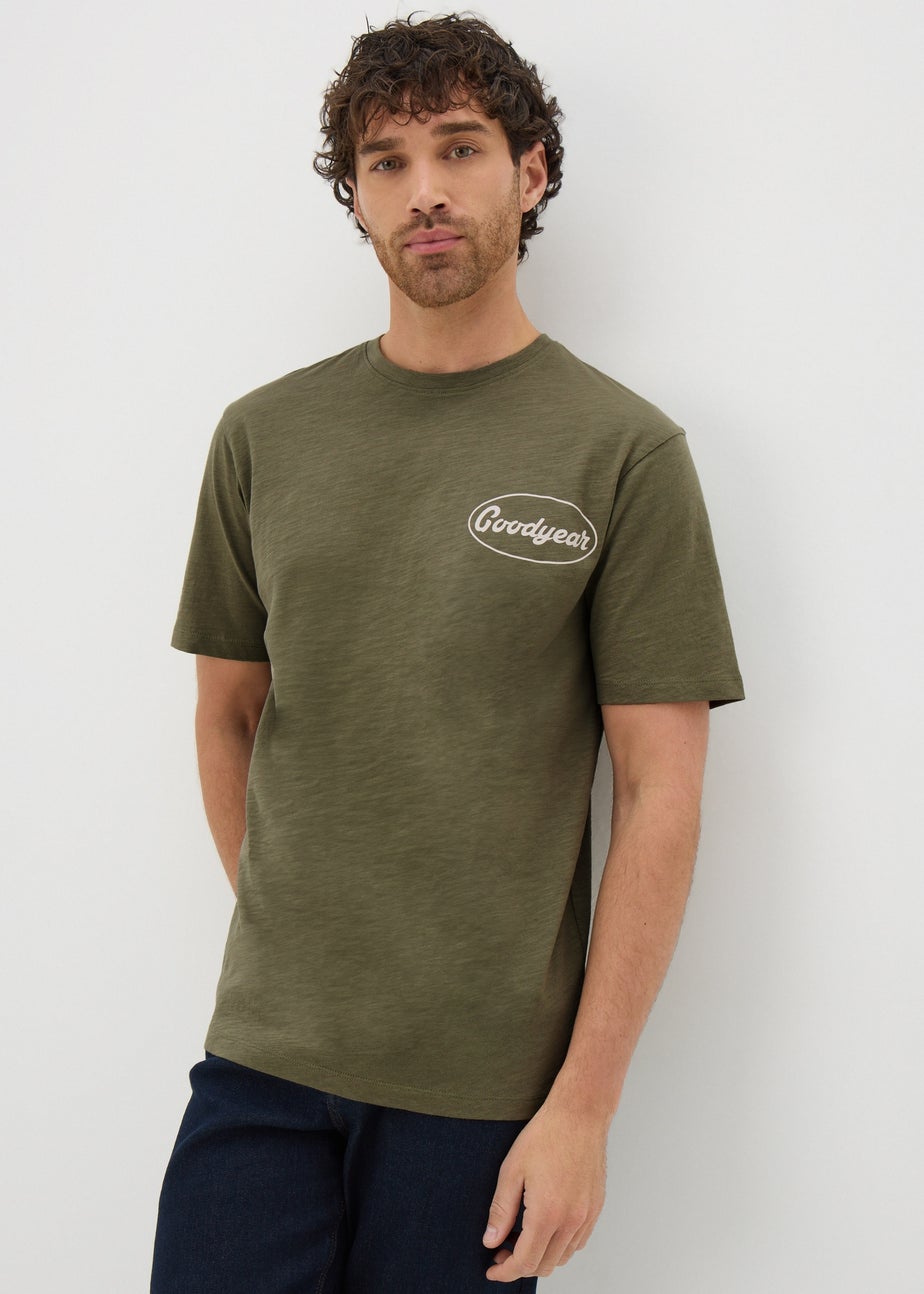 Khaki Slub Goodyear T-Shirt