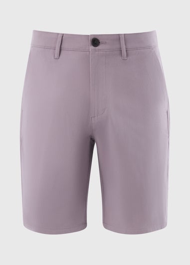 Lilac Straight Fit Chino Shorts