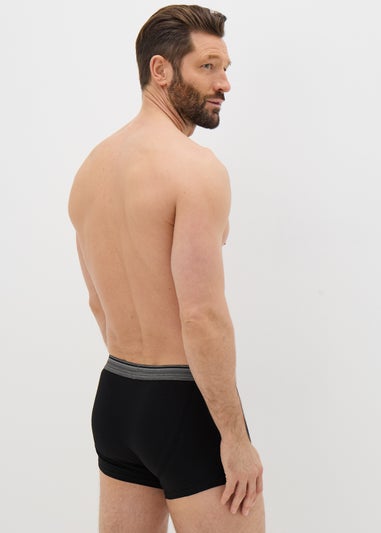 5 Pack Plain Black Hipsters