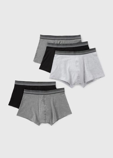 5 Pack Grey Hipsters