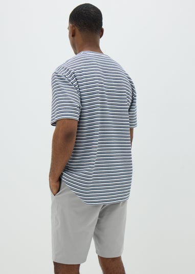 Ice Grey Slim Fit Chino Shorts