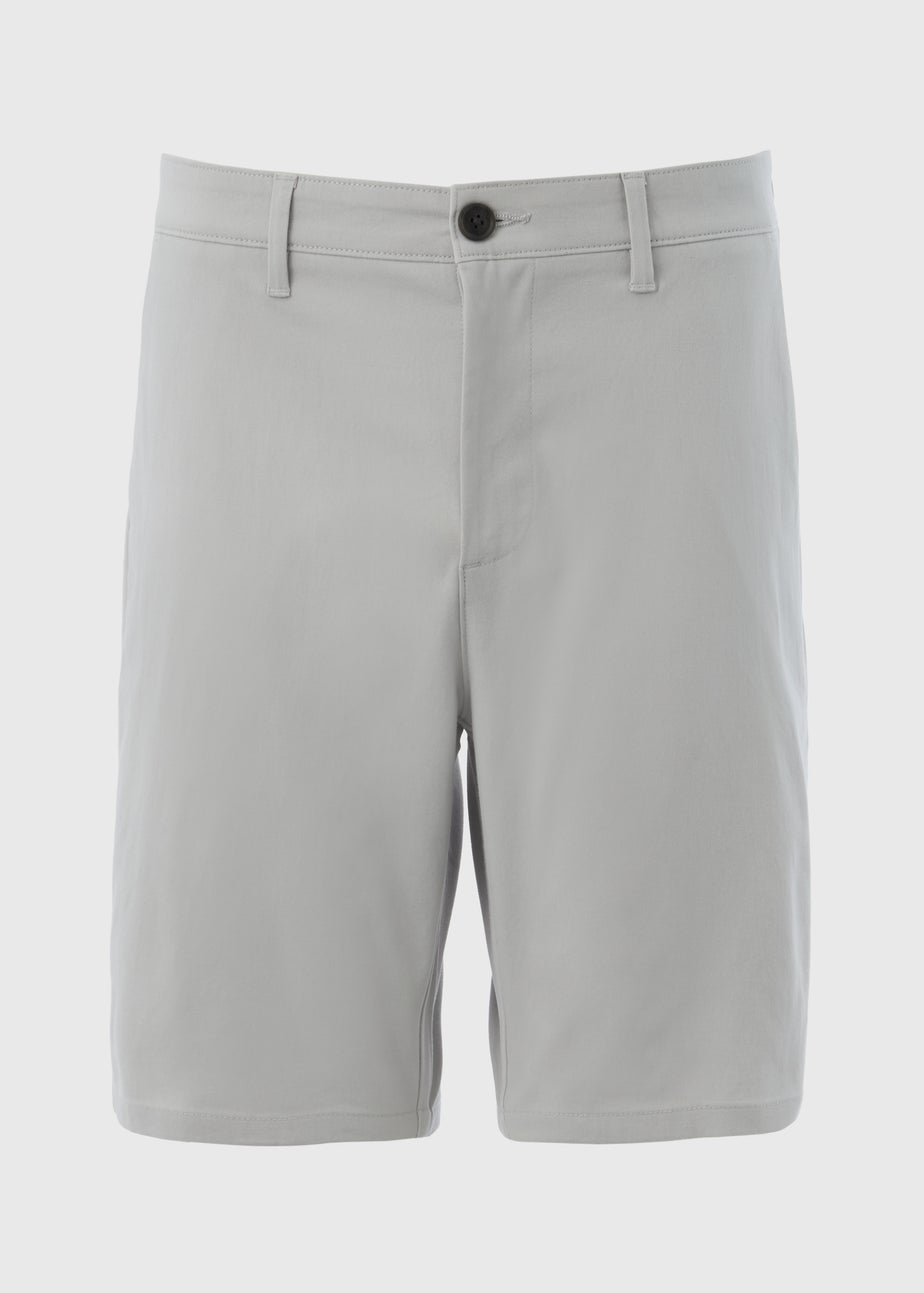 Ice Grey Slim Fit Chino Shorts
