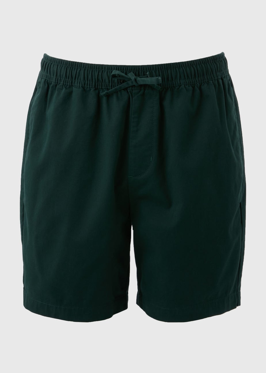 Forest Green Drawcord Chino Shorts