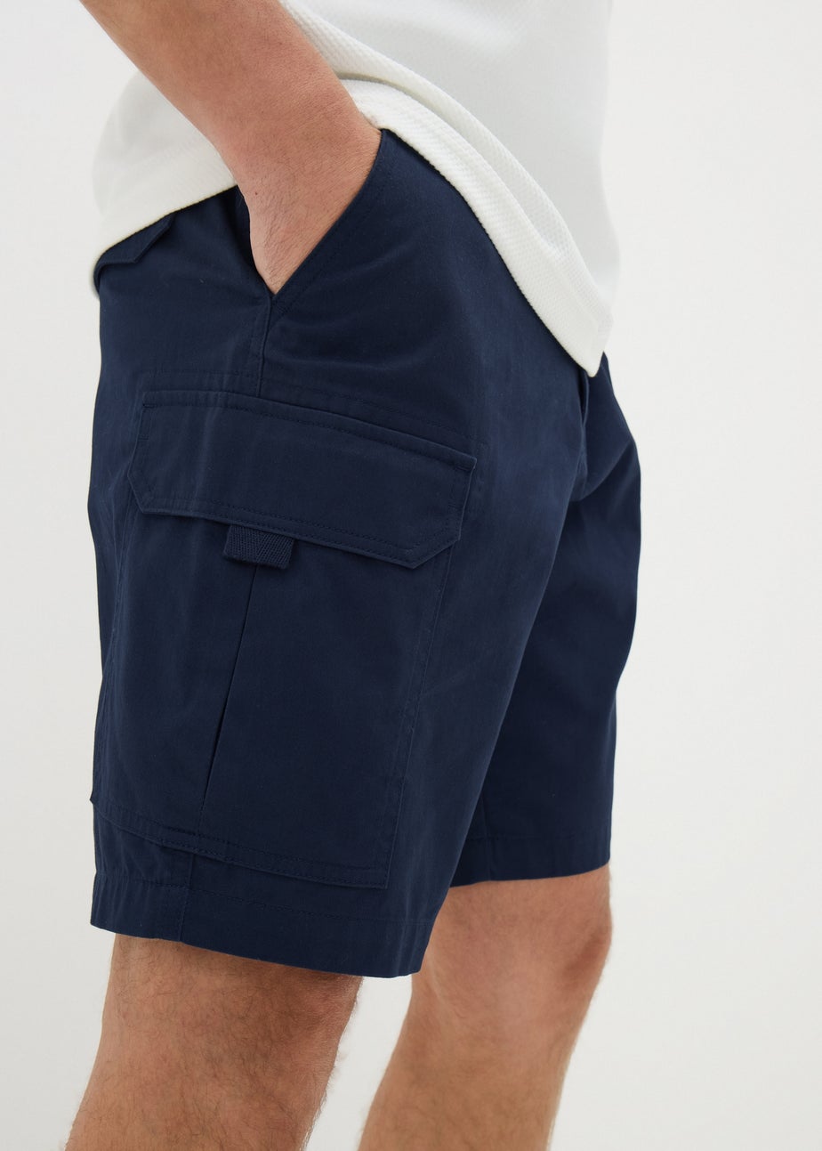 Navy Cargo Shorts
