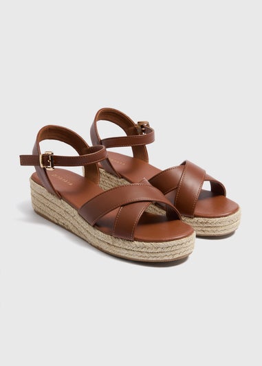Tan Espadrille Sandals