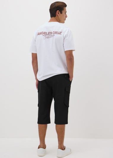 Black Belted 3/4 Trek Shorts