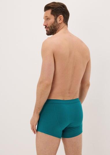 5 Pack Multicolour Plain Keyhole Boxers