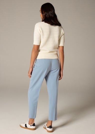 Et Vous Blue Tapered Trousers