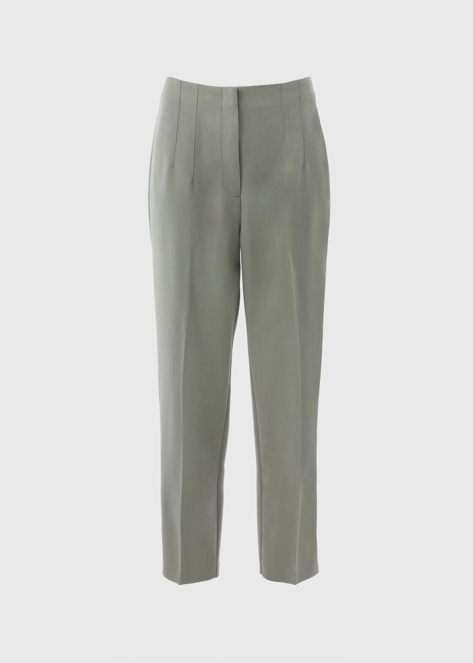 Et Vous Sage Green Tapered Trousers