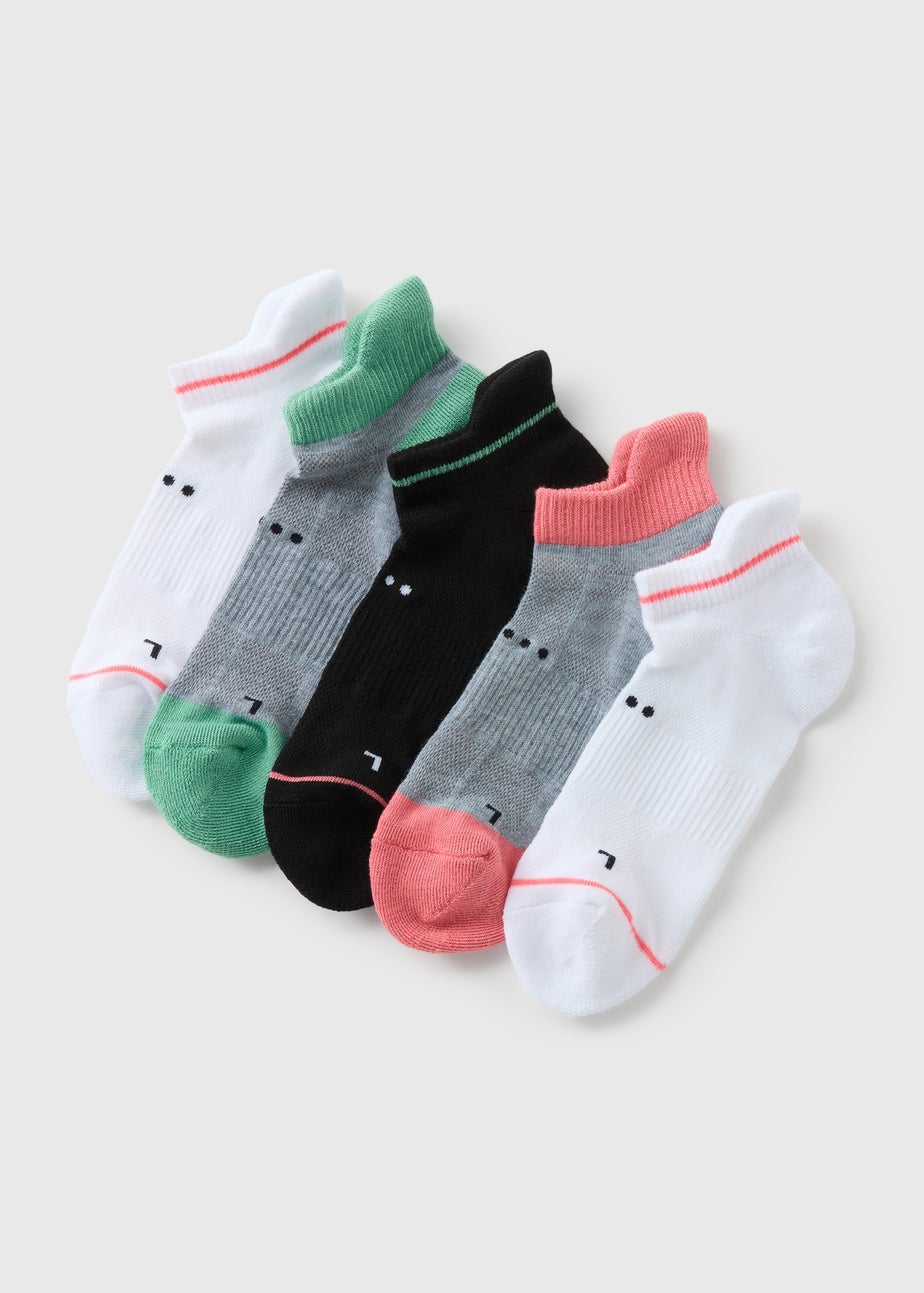 Souluxe 5 Pack Multicolour Sports Socks