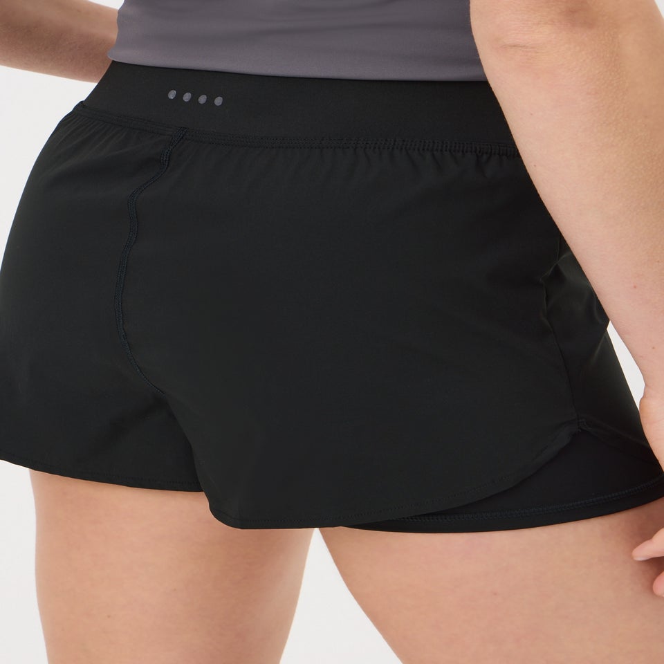 Souluxe Black 2 in 1 Shorts