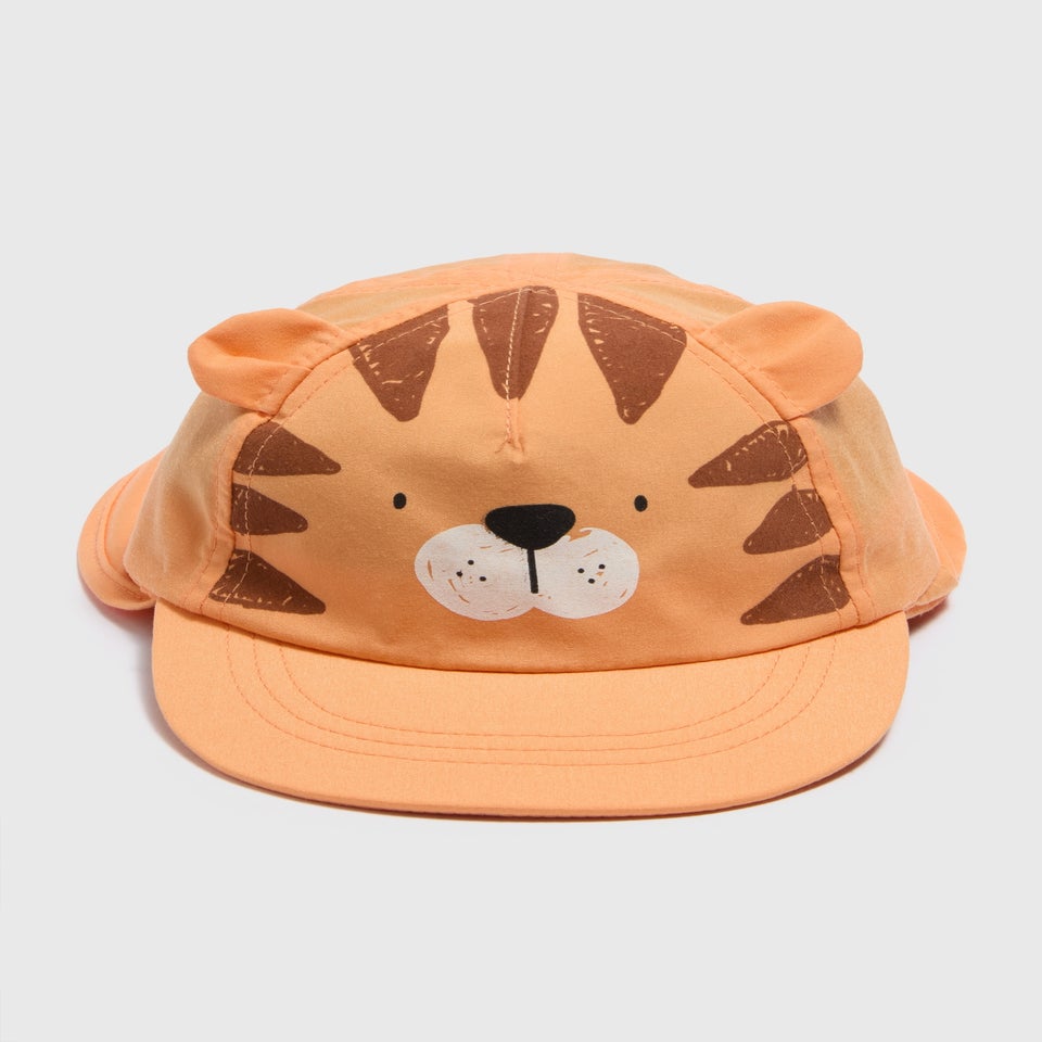 Baby Orange Tiger Keppi Hat (Newborn-24mths)