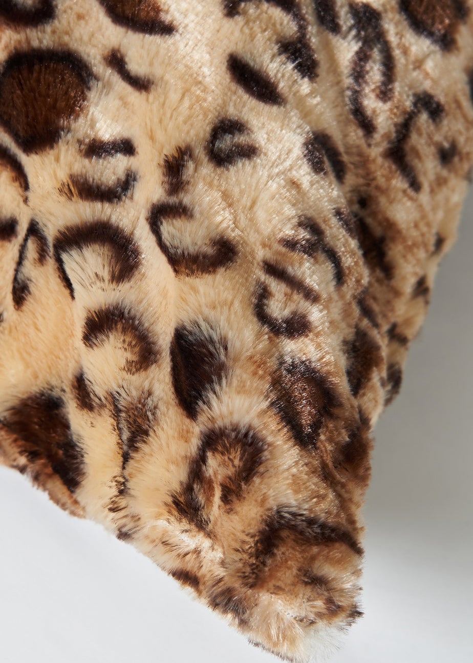 BHS Animal Print Natural Cushion (45x45cm)