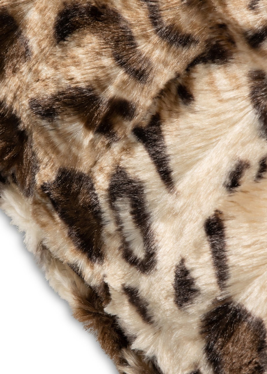 BHS Animal Print Natural Cushion (45x45cm)
